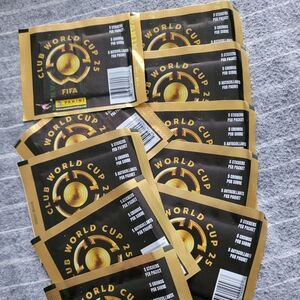 Panini Club World Cup 2025 Stickers – Sealed Packs 🔥 10 Packs